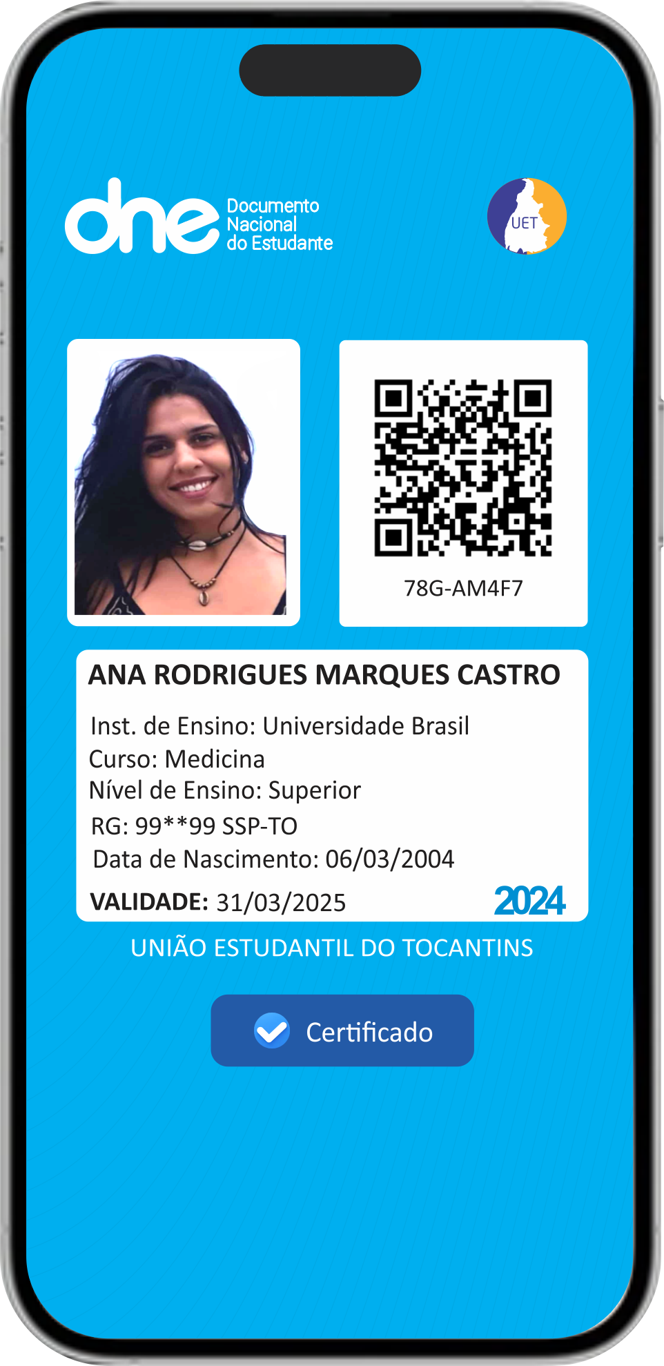 Carteira Nacional dos Estudantes - Documento do Estudante 2023 Carteirinha  de estudante 2023 a carteirinha oficial da Meia-entrada